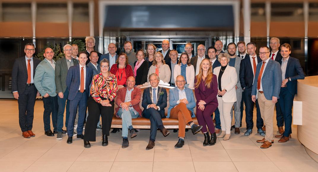 Groepsfoto gemeenteraad Krimpenerwaard